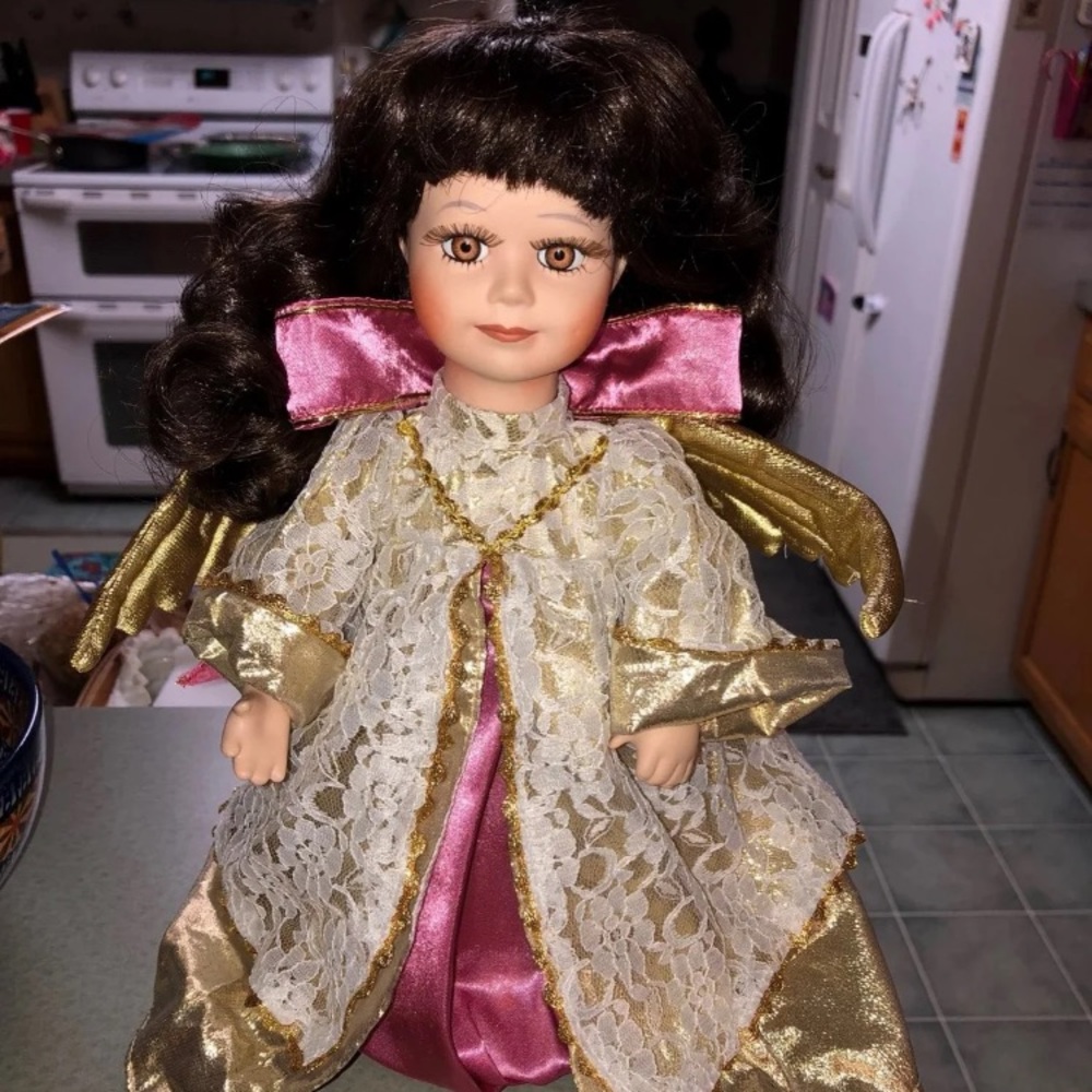 Seymour Mann Tree Topper Angel Doll
